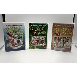 Gilligan's Island The Complete Series Seasons 1-3 DVD 9 Disc Set VGUC Region 1